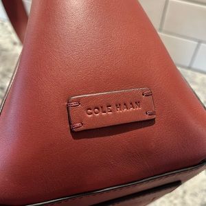 Cole Hahn ox blood leather bag